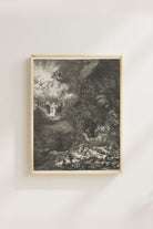Rembrandt Van Rijn - Çobanlara Görünen Melek - 4