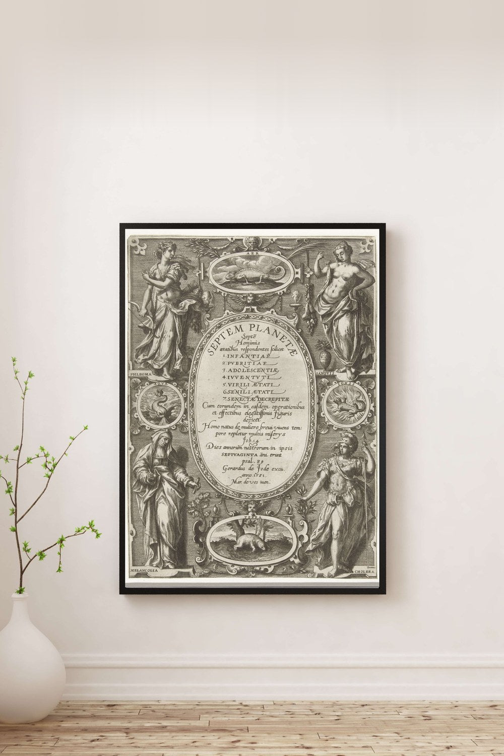 Adriaen Collaert - Yedi Gezegen Ve Yedi Çağ - 0