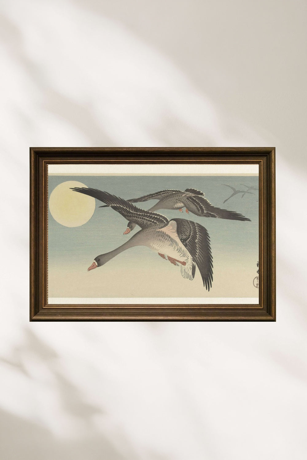 Ohara Koson - Dolunayda Kazlar - 0