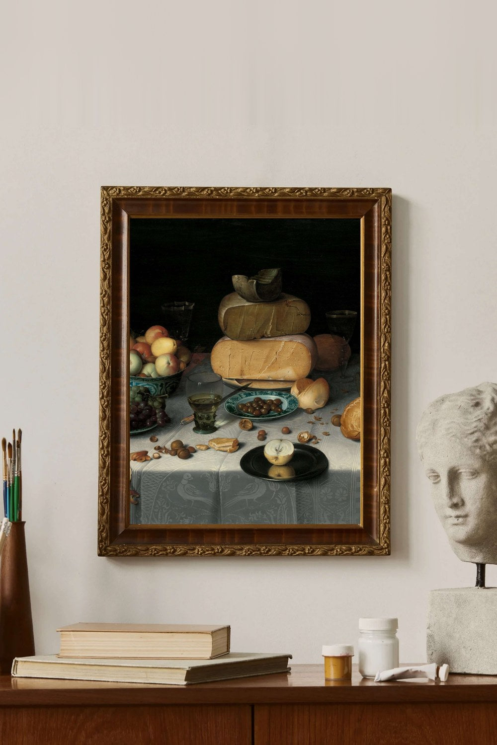Floris Claesz. Van Dijck - Peynirlerle Natürmort - 2