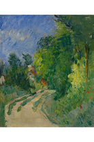 Paul Cézanne - Ormandaki Kıvrımlı Yol - 1