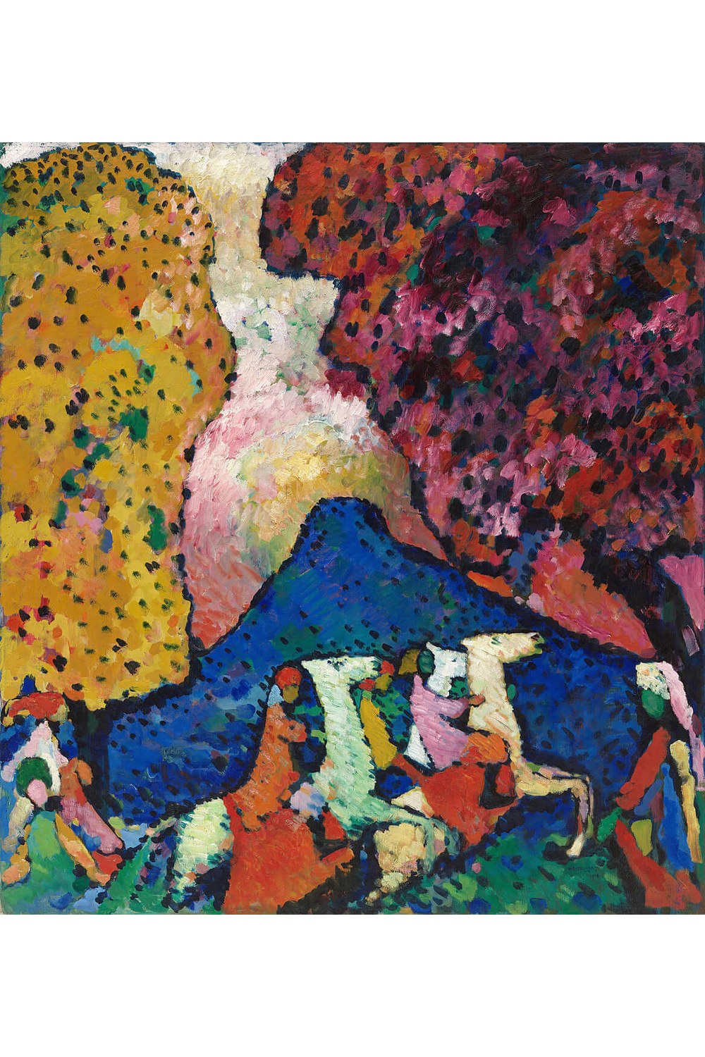 Wassily Kandinsky - Mavi Dağ - 1