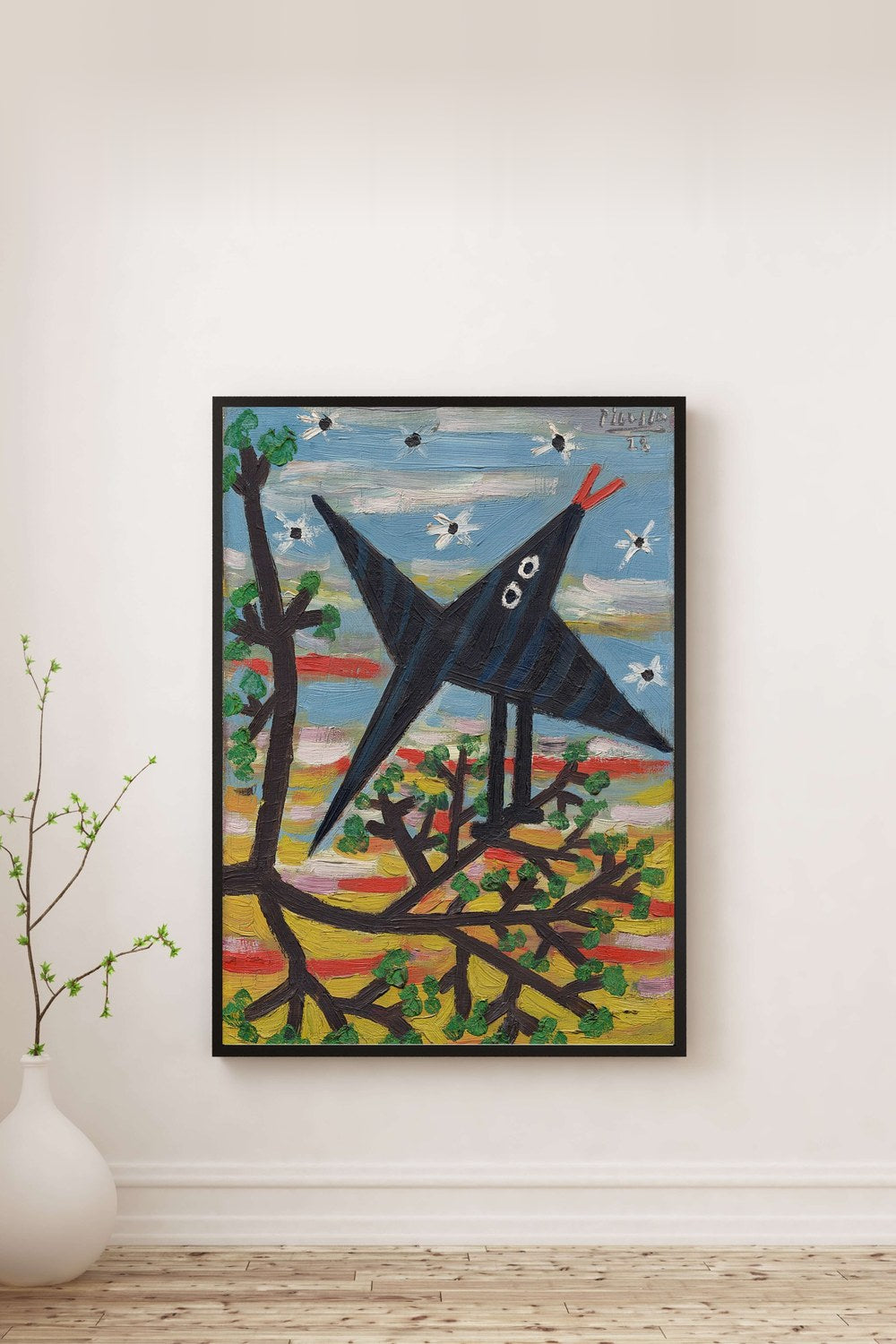 Pablo Picasso - Ağaçtaki Kuş - 0