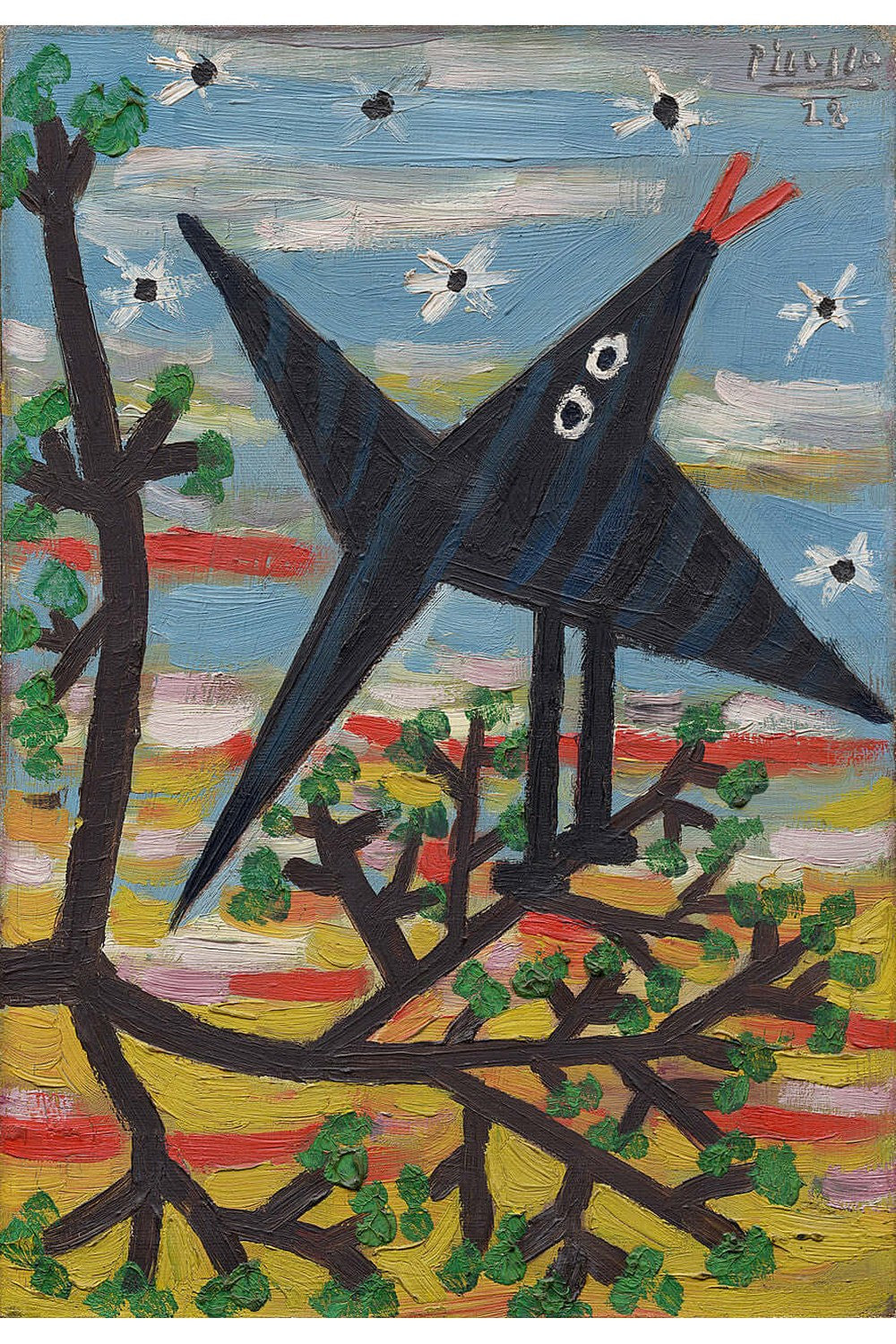 Pablo Picasso - Ağaçtaki Kuş - 1