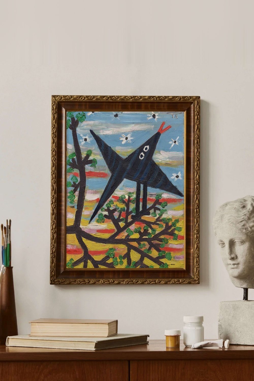 Pablo Picasso - Ağaçtaki Kuş - 2