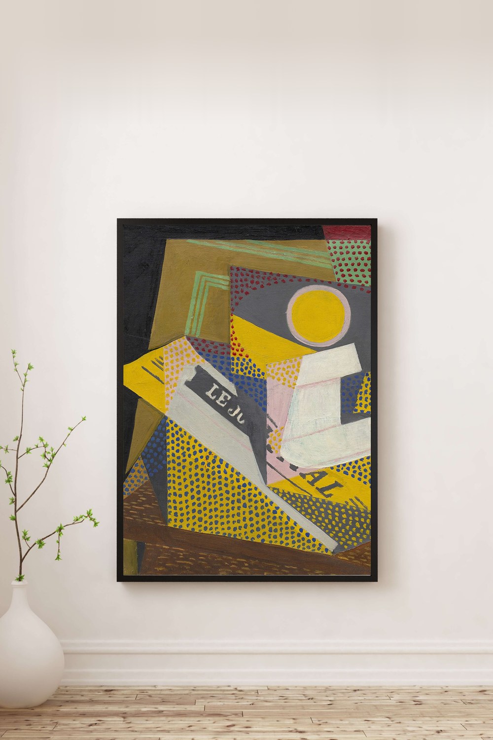 Juan Gris - Gazete Ve Meyve Tabağı - 0