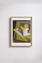 Juan Gris - Gazete Ve Meyve Tabağı - 4
