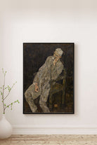 Egon Schiele - Yaşlı Bir Adamın Portresi Johann Harms - 0
