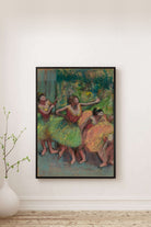 Edgar Degas - Yeşil Ve Sarı Dansçılar - 0