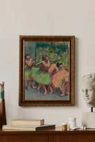 Edgar Degas - Yeşil Ve Sarı Dansçılar - 2