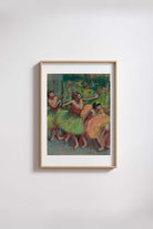 Edgar Degas - Yeşil Ve Sarı Dansçılar - 3