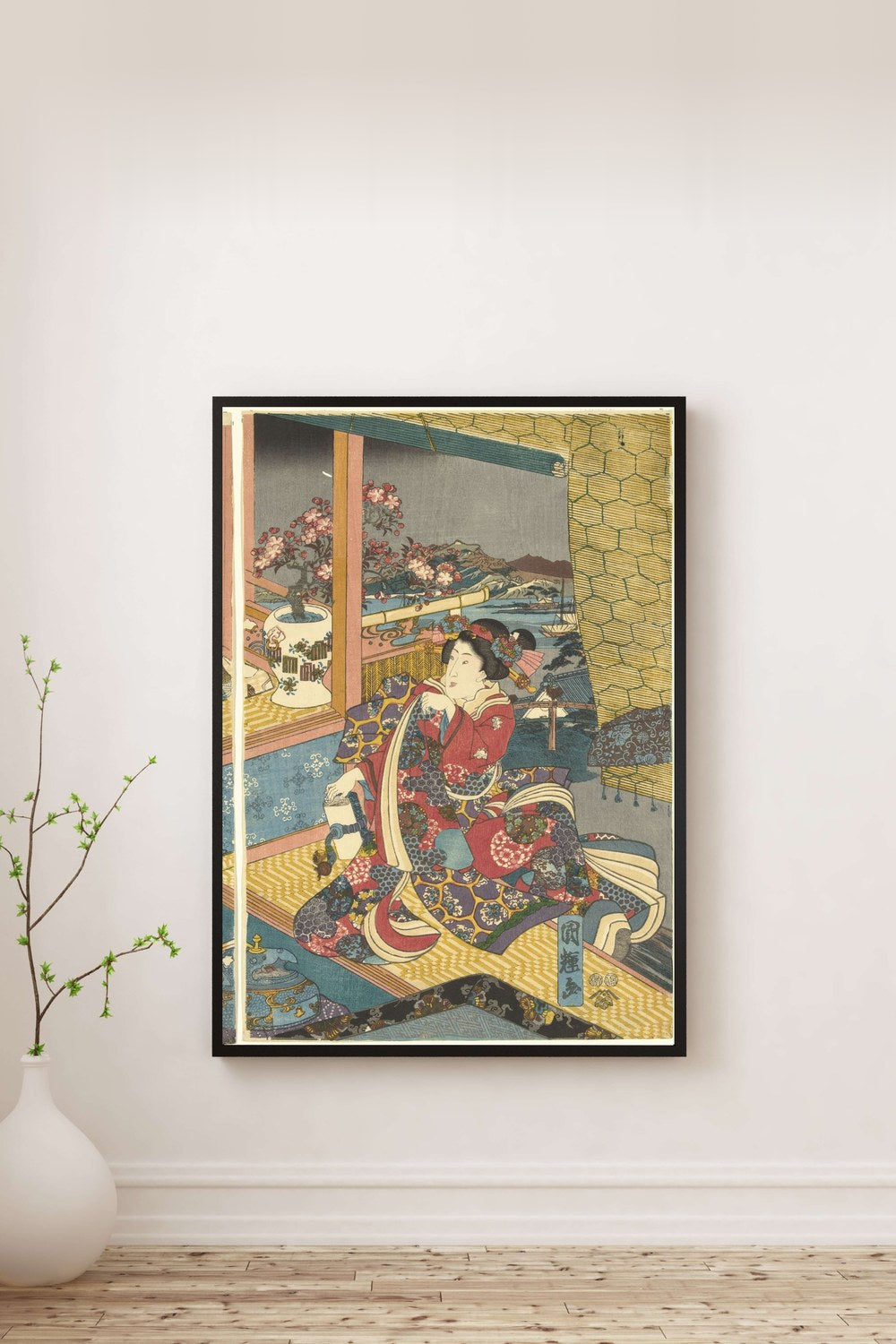 Utagawa Kuniteru - Çiçekler - 0