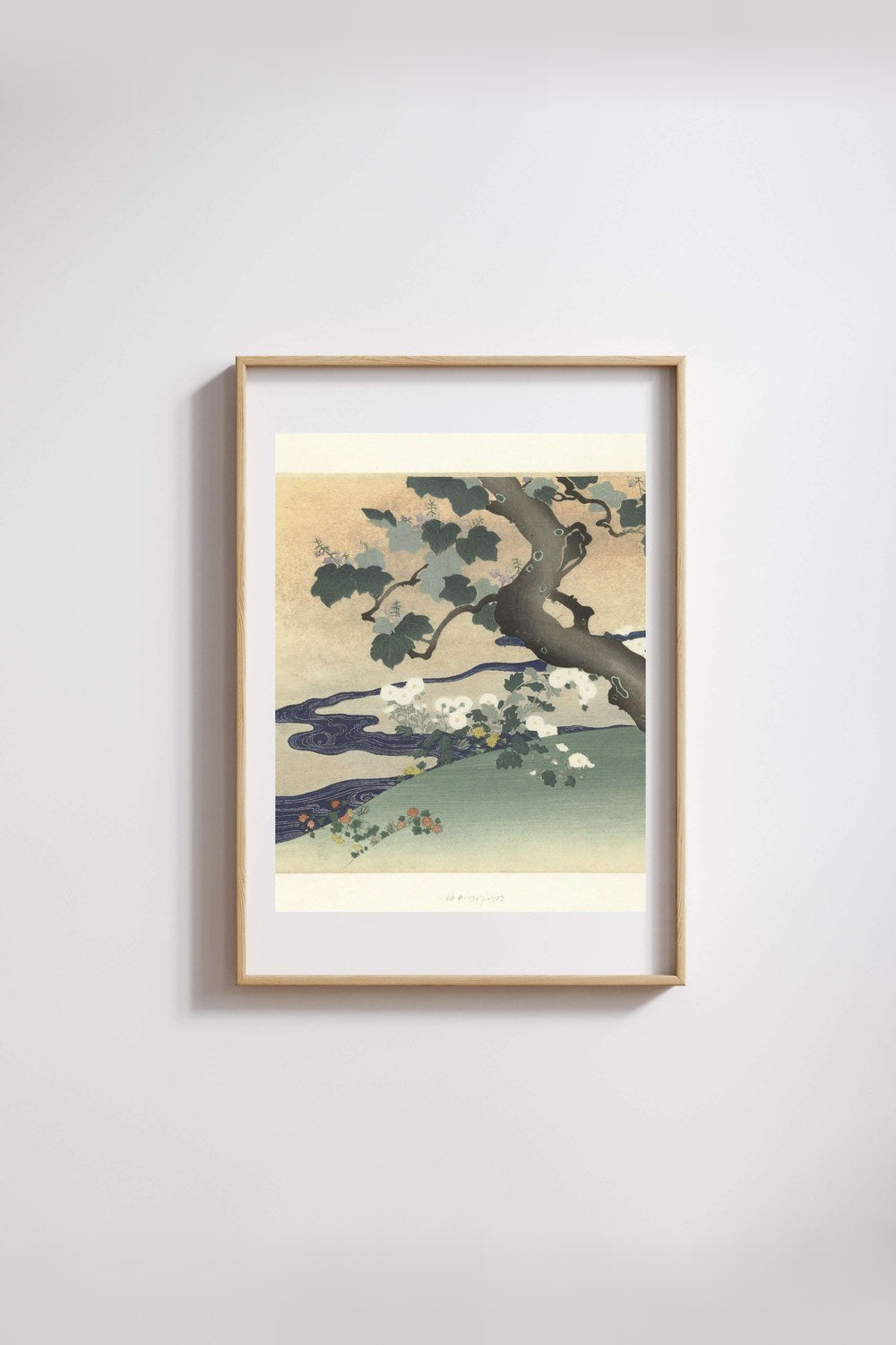 Tsukioka Kōgyo - Ağaç Ve Krizantemler - 3