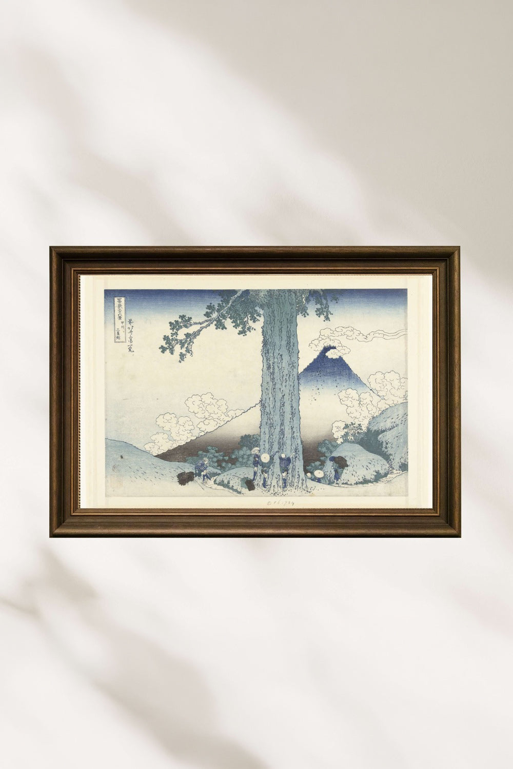 Katsushika Hokusai - Kai Eyaletinde Mishima Geçidi - 0