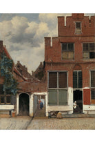 Johannes Vermeer - Delft'teki Küçük Sokak Olarak Bilinen Evlerin Görünümü - 1