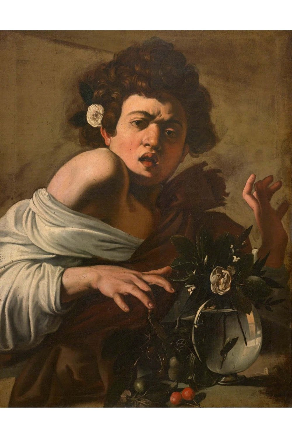 Michelangelo Merisi Da Caravaggio - Kertenkele Tarafından Isırılan Çocuk - 1