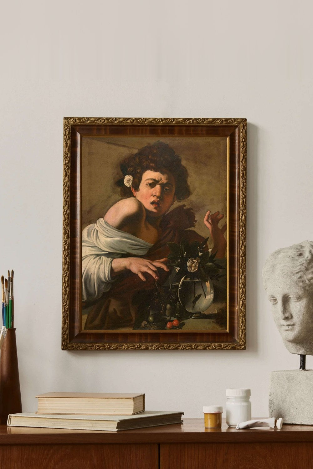 Michelangelo Merisi Da Caravaggio - Kertenkele Tarafından Isırılan Çocuk - 2
