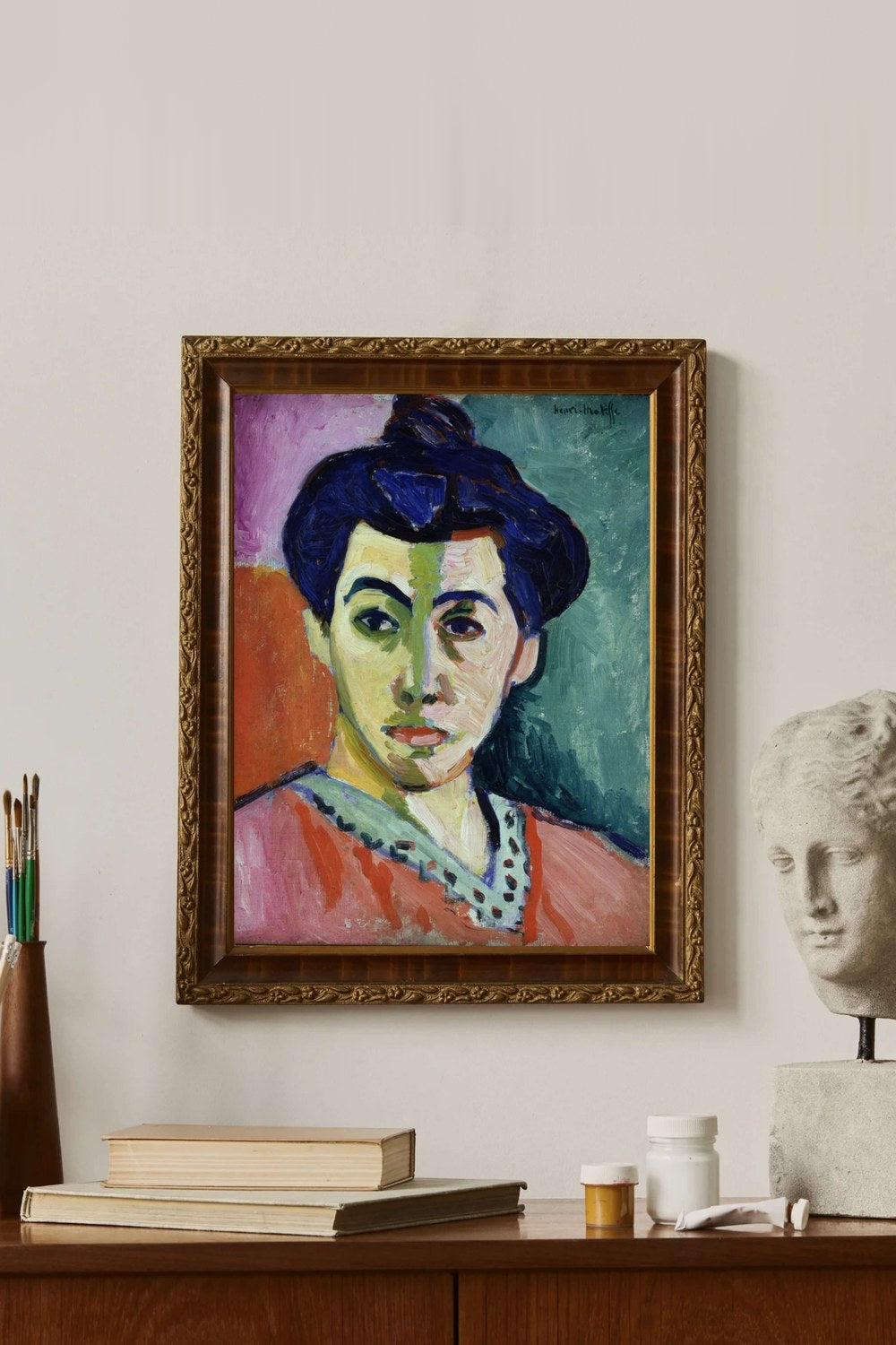 Henri Matisse - Madame Matisse’In Portresi Yeşil Çizgi - 2