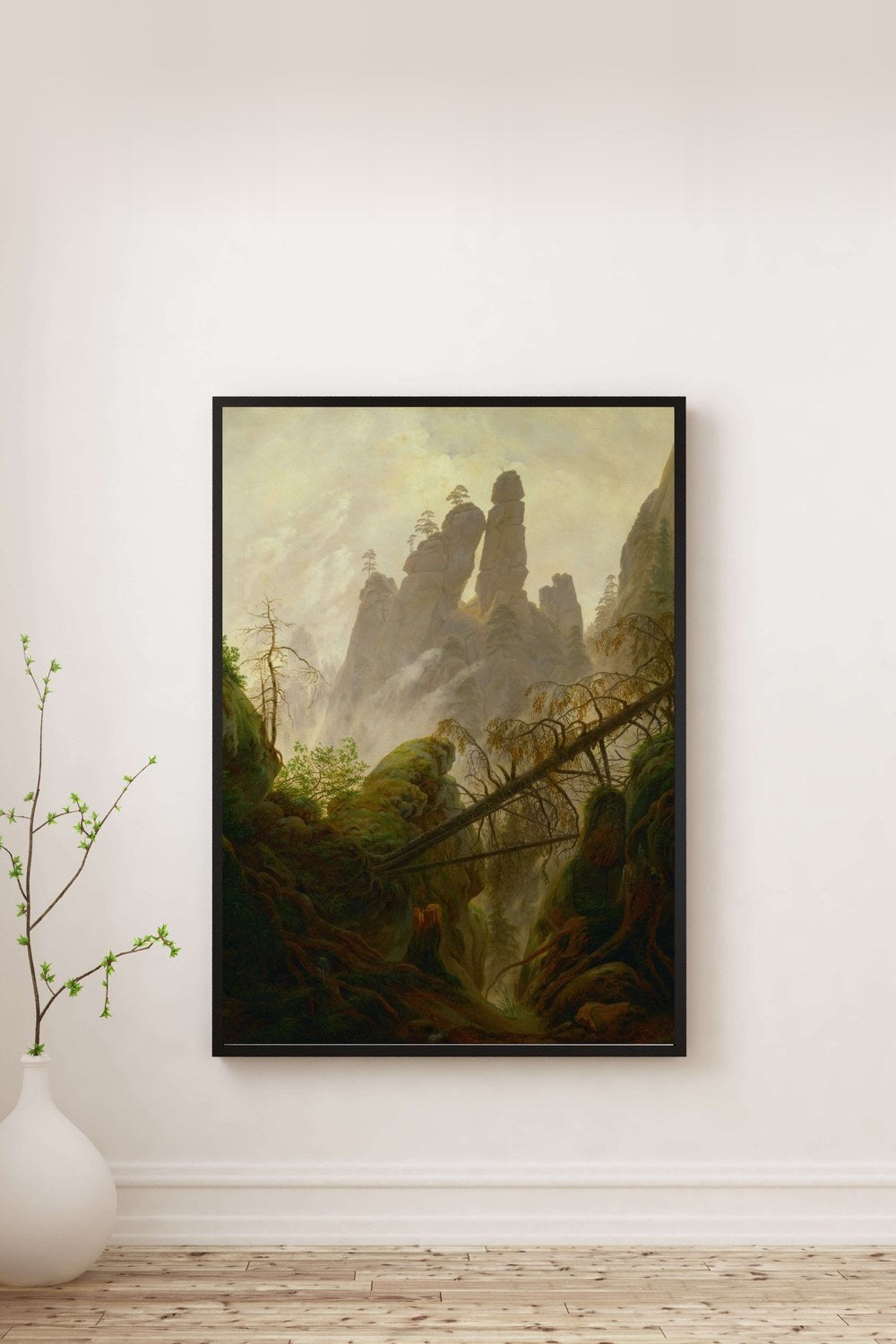 Caspar David Friedrich - Dağ Manzarası - 0