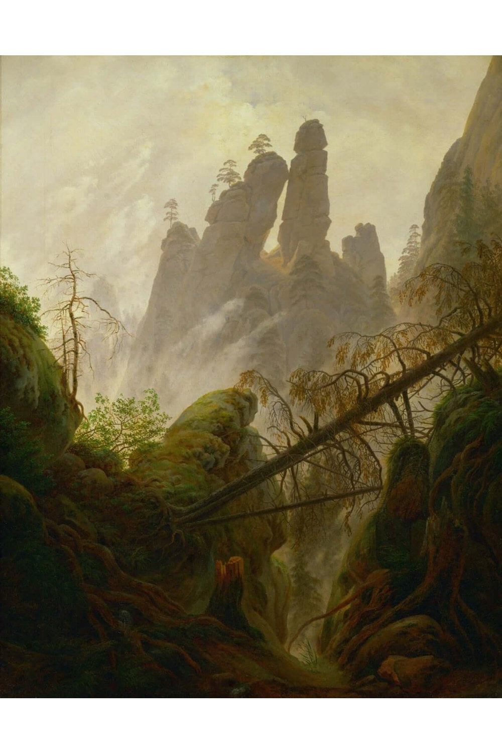 Caspar David Friedrich - Dağ Manzarası - 1
