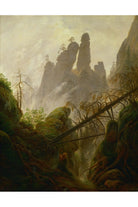 Caspar David Friedrich - Dağ Manzarası - 1