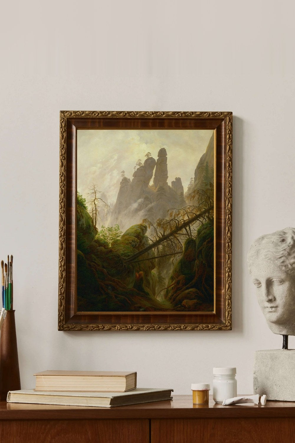 Caspar David Friedrich - Dağ Manzarası - 2