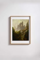 Caspar David Friedrich - Dağ Manzarası - 3
