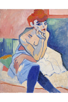 André Derain - Gömlekli Kadın - 1