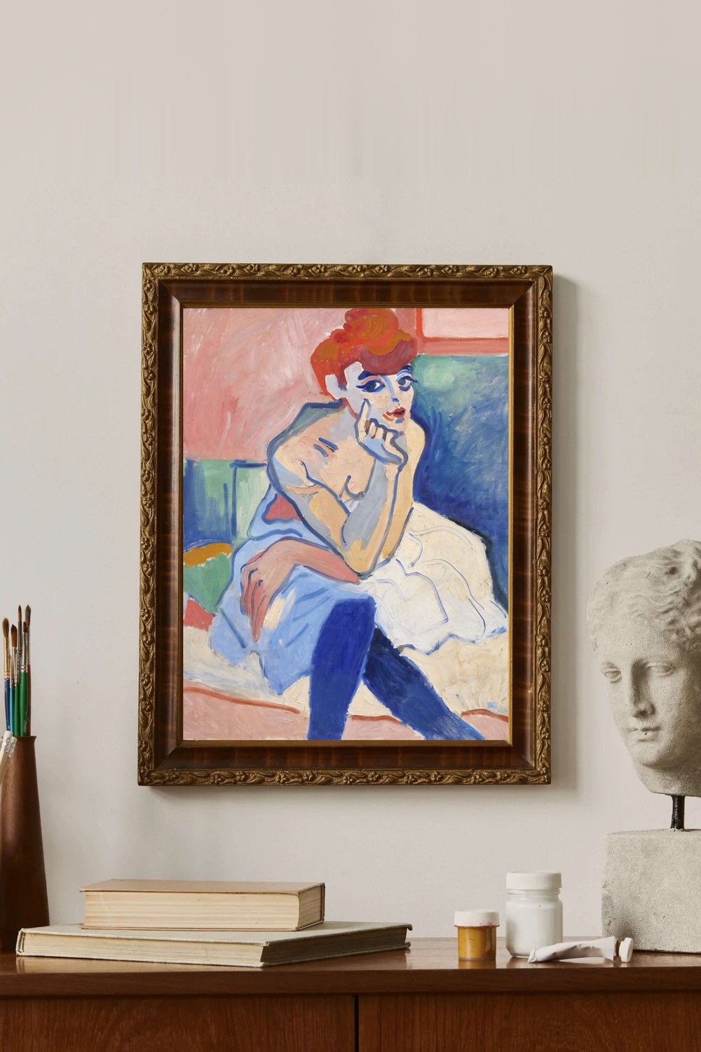 André Derain - Gömlekli Kadın - 2