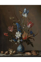 Balthasar Van Der Ast - Wan-Li Vazosunda Çiçekler Ve Deniz Kabukları - 1