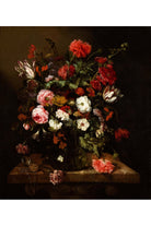 Abraham Van Beijeren - Saatli Çiçek Natürmortu - 1