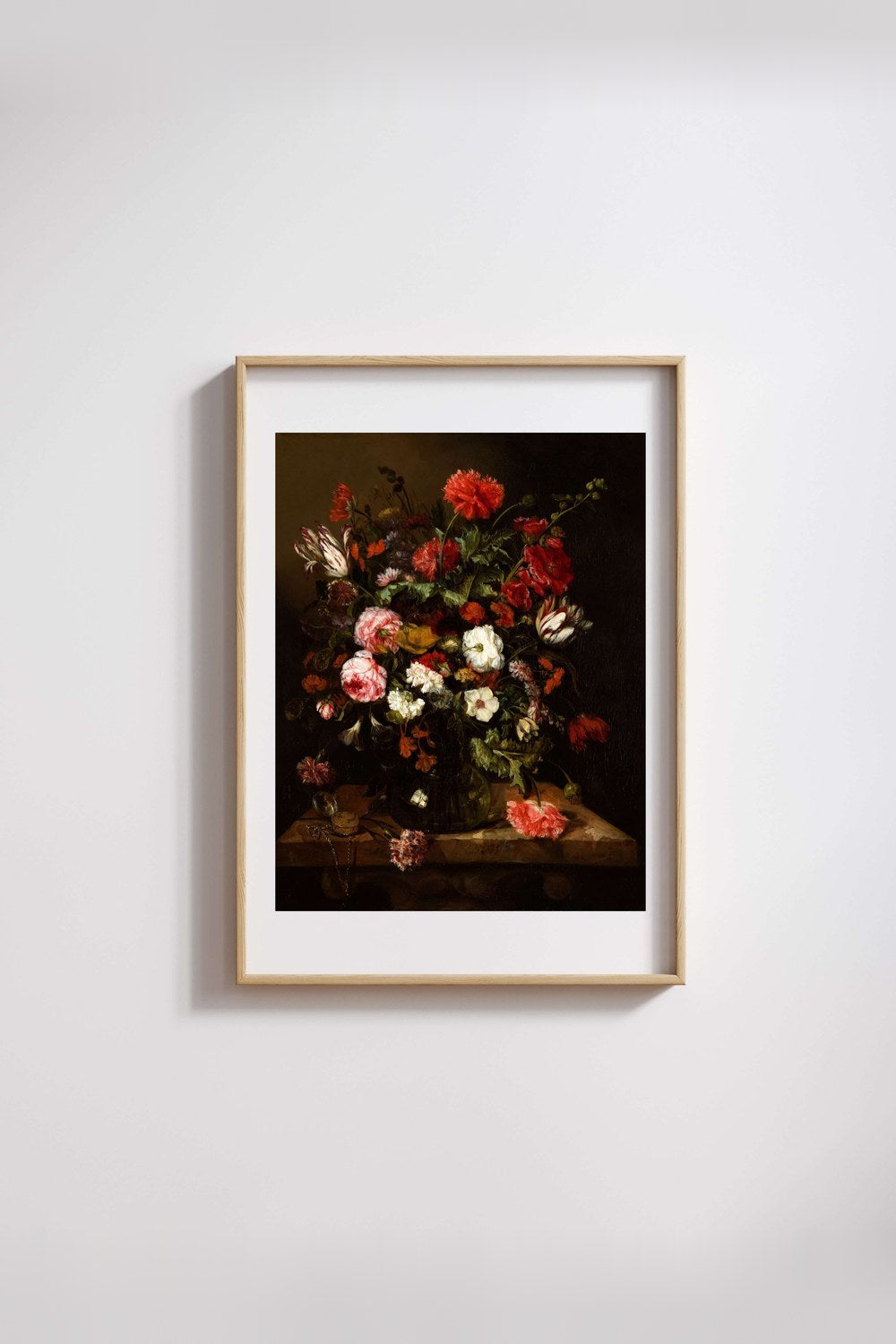 Abraham Van Beijeren - Saatli Çiçek Natürmortu - 3