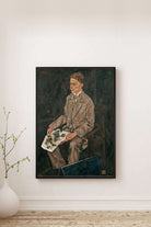 Egon Schiele - Dr. Franz Martin Haberditzl Portresi - 0