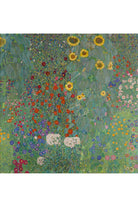 Gustav Klimt - Ayçiçekli Kır Evi Bahçesi - 1