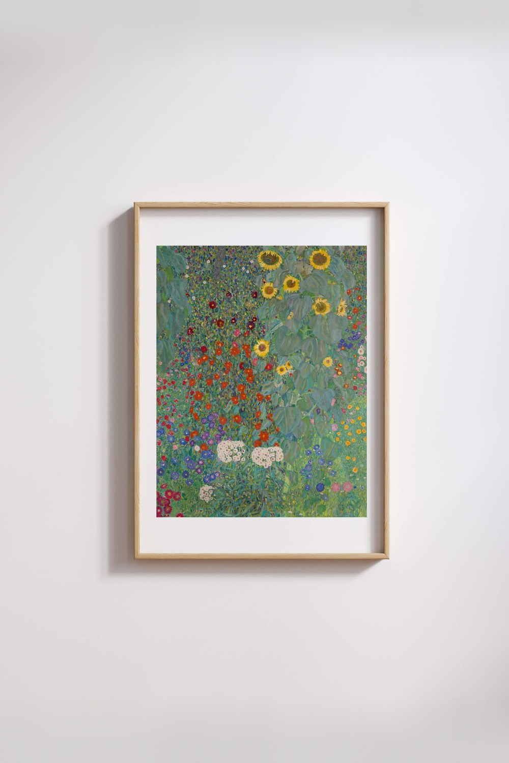 Gustav Klimt - Ayçiçekli Kır Evi Bahçesi - 3