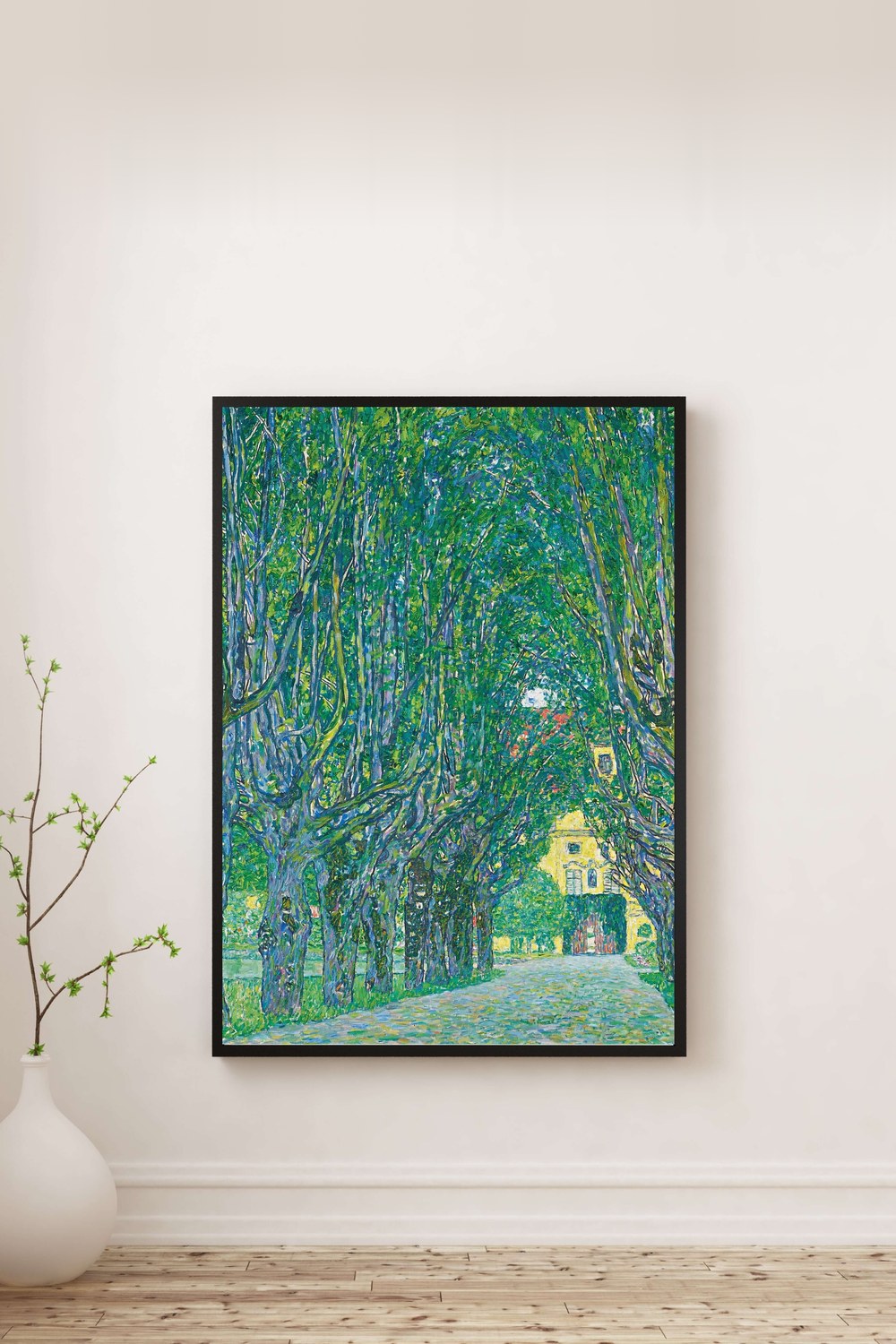 Gustav Klimt - Kammer Şatosu’Na Giden Ağaçlı Yol - 0