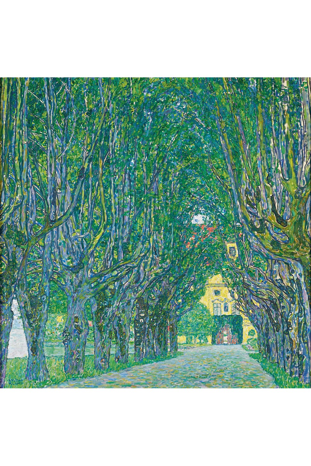 Gustav Klimt - Kammer Şatosu’Na Giden Ağaçlı Yol - 1