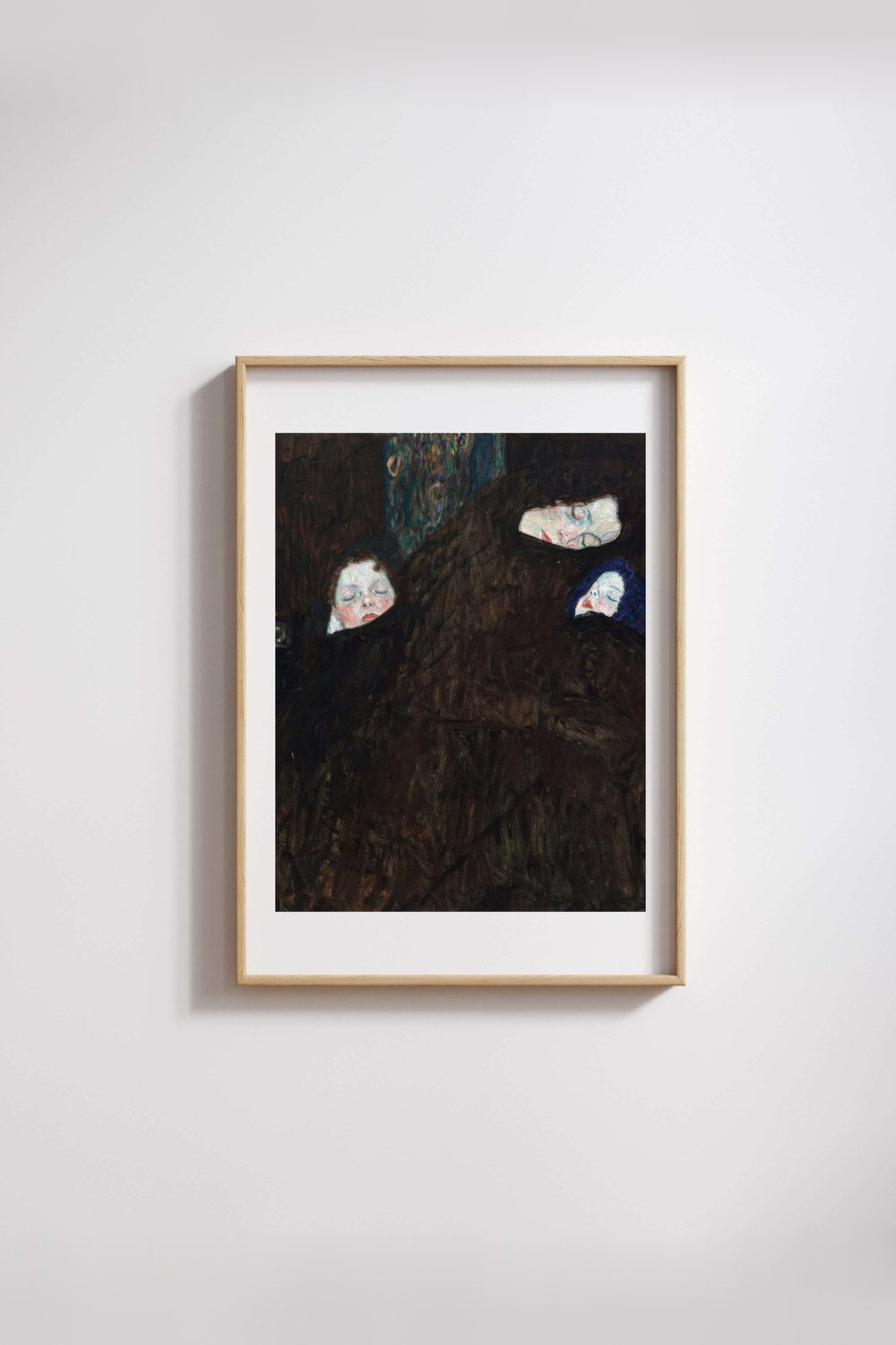 Gustav Klimt - Anne Ve İki Çocuk Aile - 3