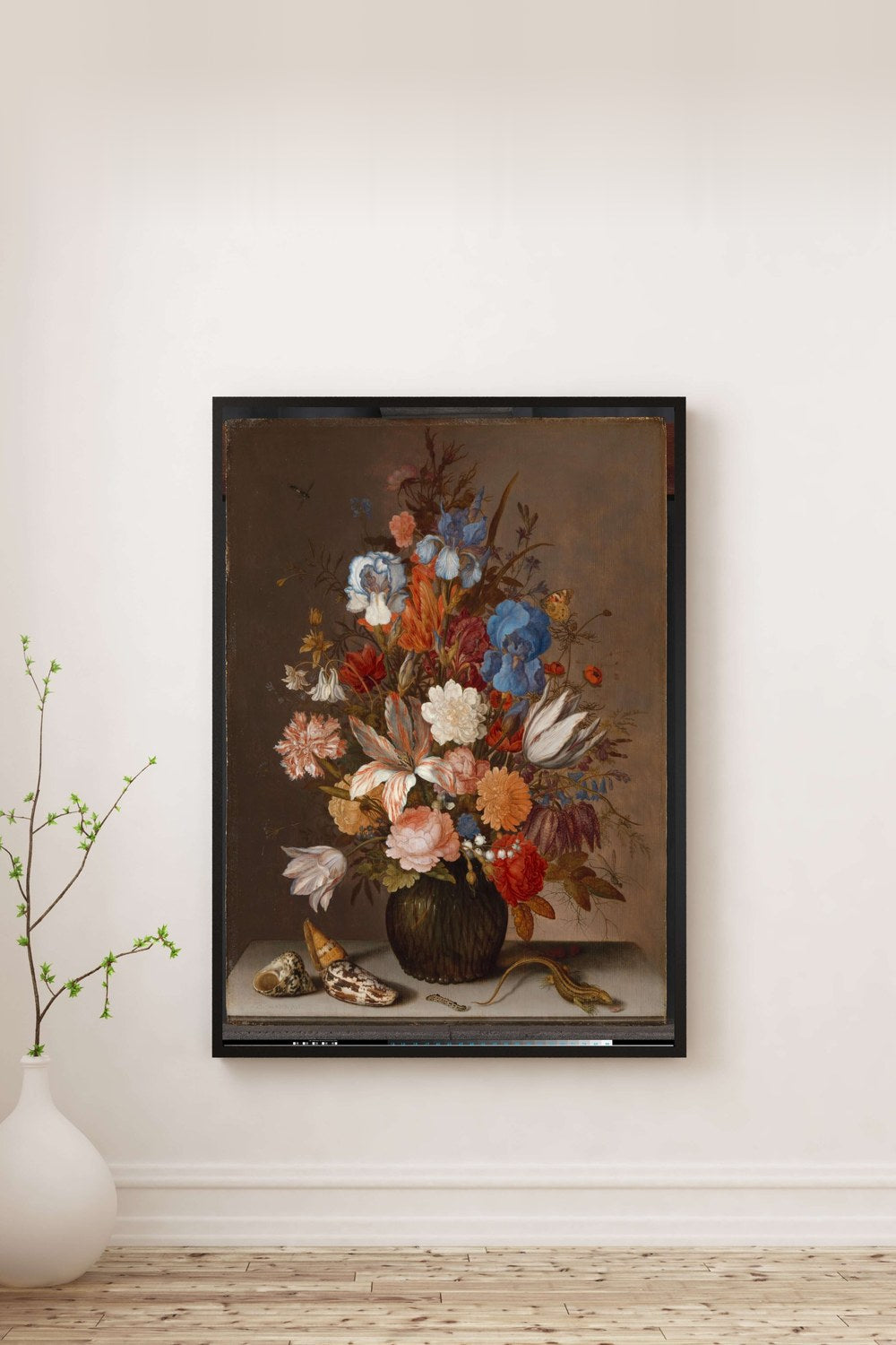 Balthasar Van Der Ast - Çiçeklerle Natürmort - 0