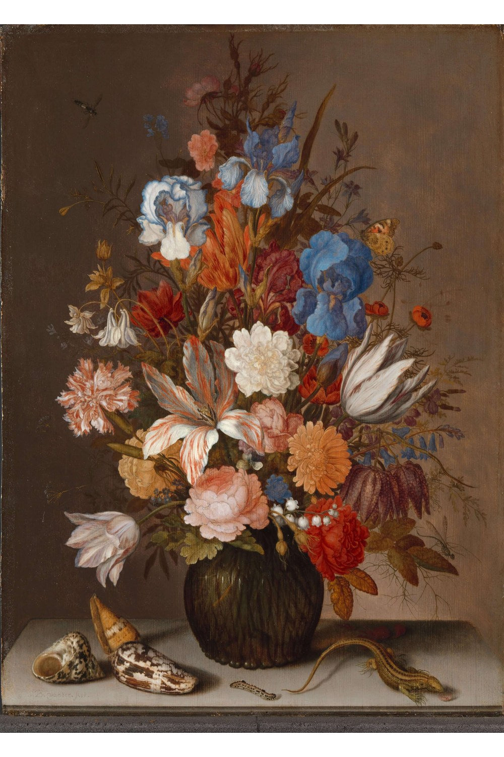 Balthasar Van Der Ast - Çiçeklerle Natürmort - 1