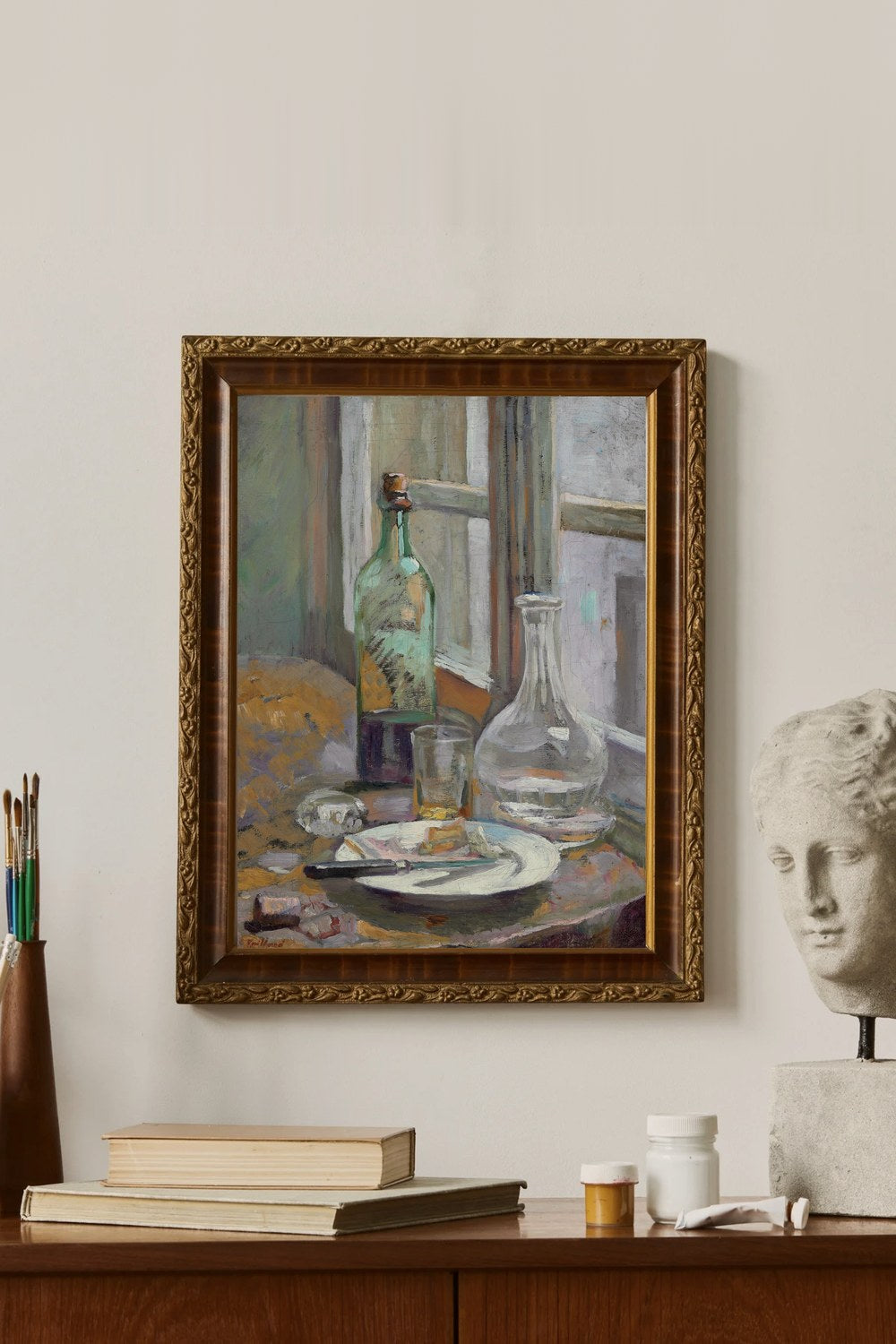 Édouard Vuillard - Şişe Ve Sürahi Ile Natürmort - 3