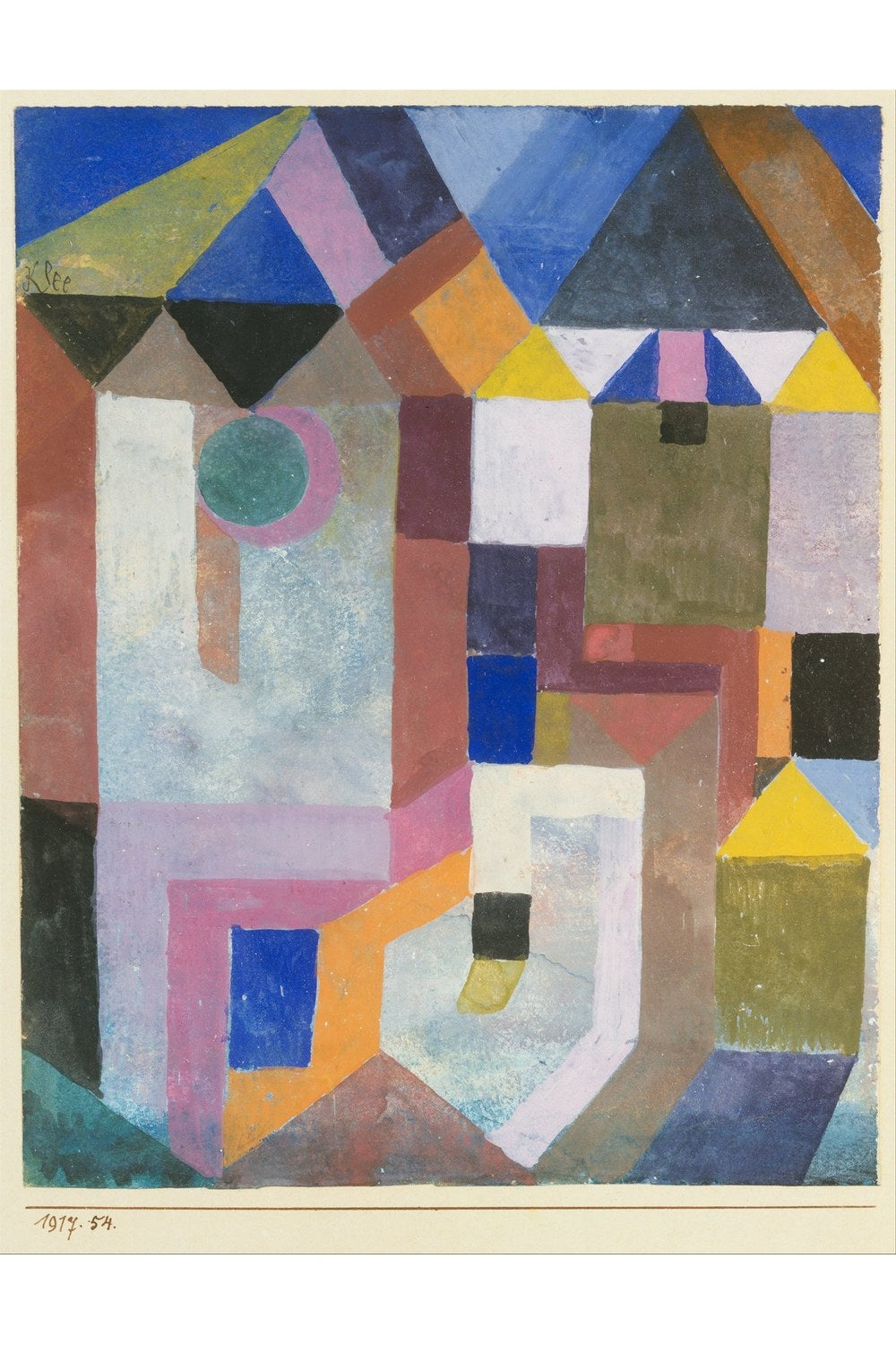 Paul Klee - Renkli Mimari - 1