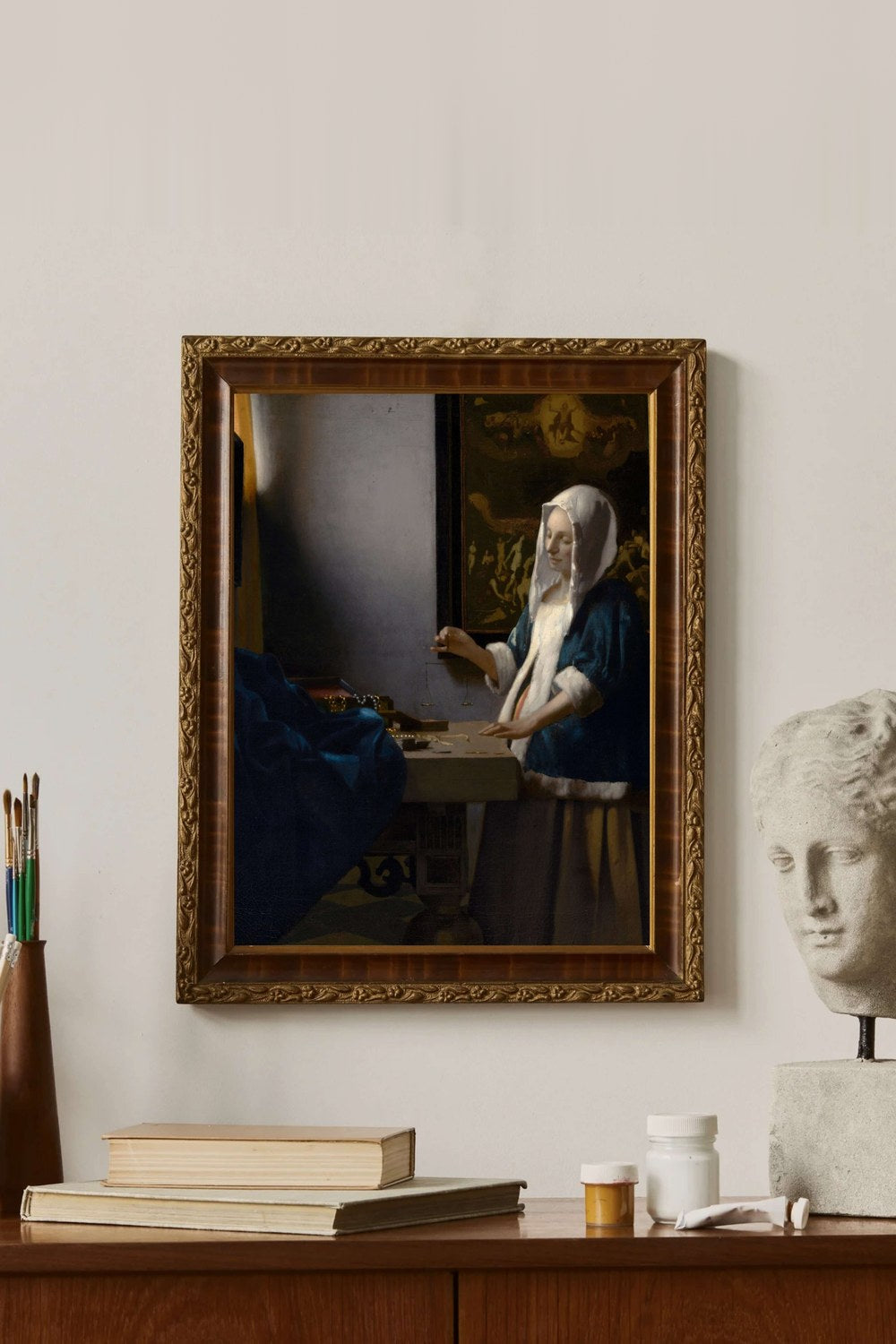 Johannes Vermeer - Terazi Tutan Kadın - 2