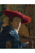 Johannes Vermeer - Kırmızı Şapkalı Kız - 1
