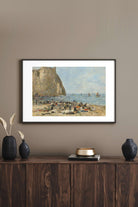 Eugène Boudin - Etretat Sahilinde Çamaşır Yıkayan Kadınlar - 2