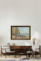 Eugène Boudin - Etretat Sahilinde Çamaşır Yıkayan Kadınlar - 3