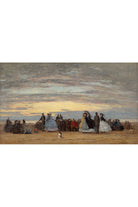 Eugène Boudin - Villerville Sahili - 1