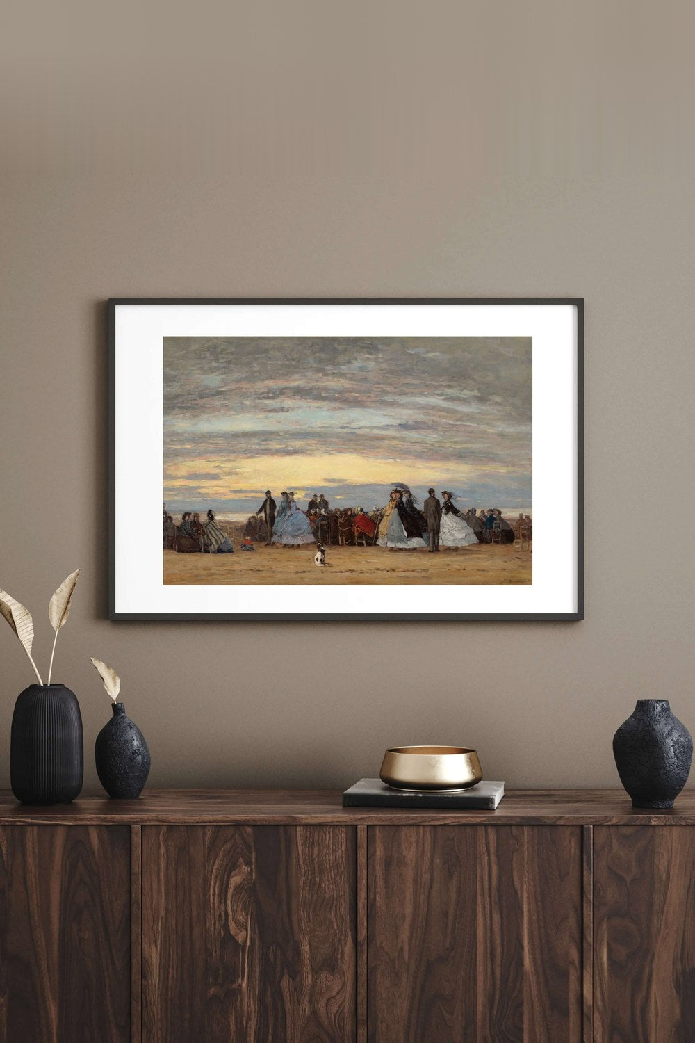 Eugène Boudin - Villerville Sahili - 2