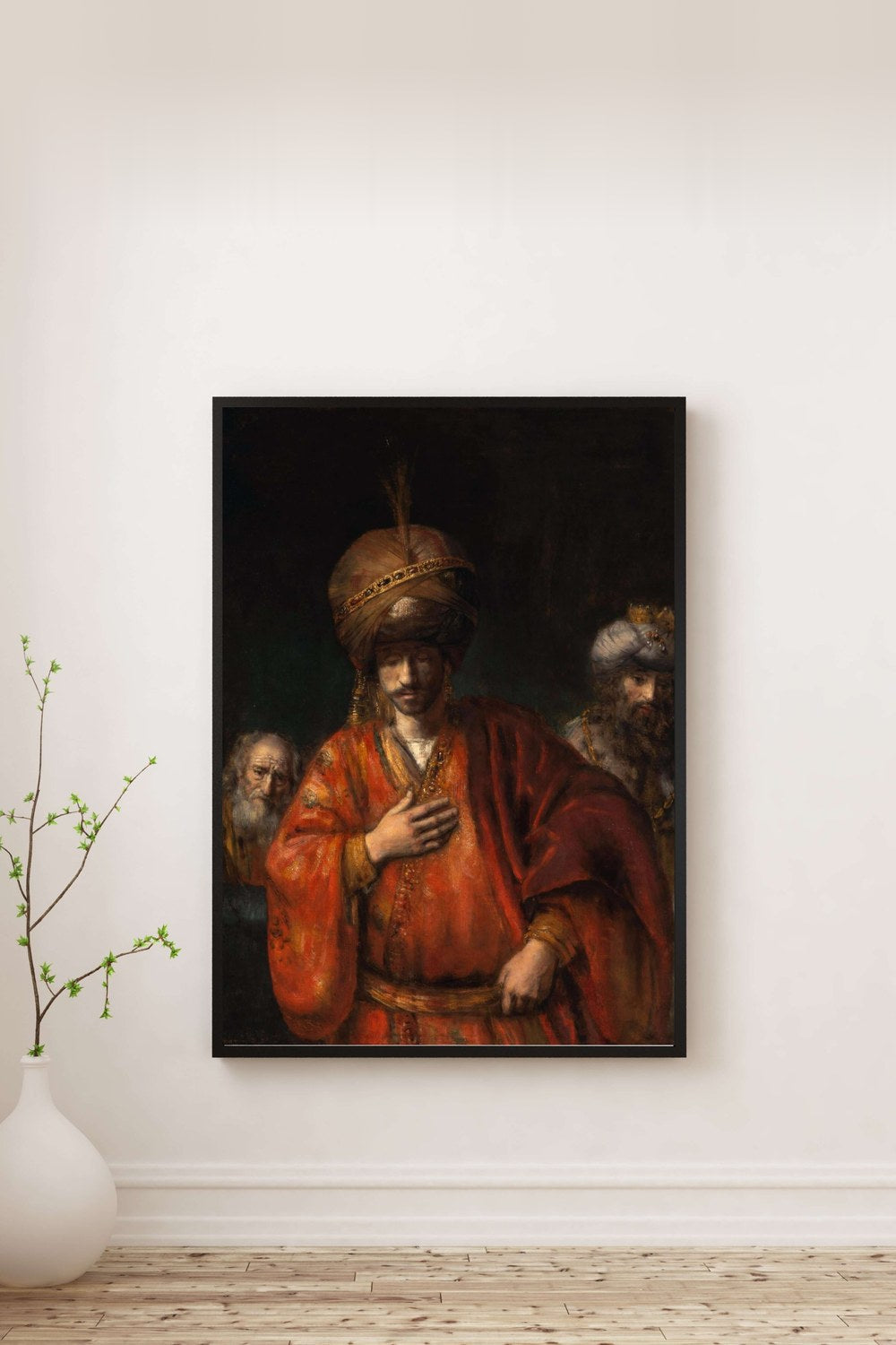Rembrandt Van Rijn - Haman Kaderini Fark Ediyor - 0