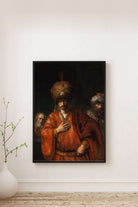 Rembrandt Van Rijn - Haman Kaderini Fark Ediyor - 0